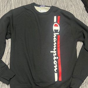 Black champion sweatshirt